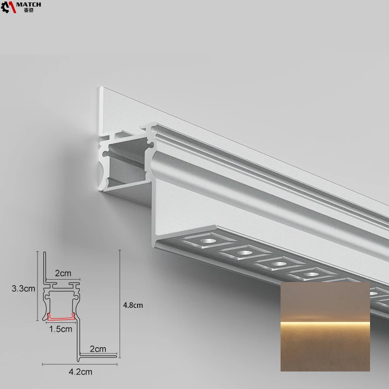 For light for home ceiling Extruded Aluminum Heatsink Led Extrusion Profile