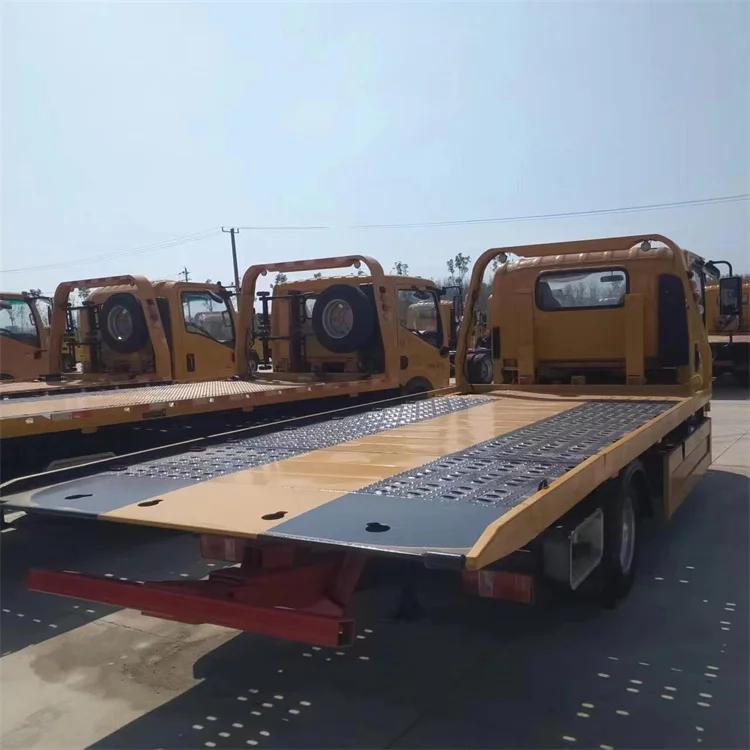 Wholesale Price JMC 5ton Flatbed Wrecker Towing Truck Recovery Vehicle Flatbed Towing Vehicle Road Obstacle Clearing Trucks 4 T