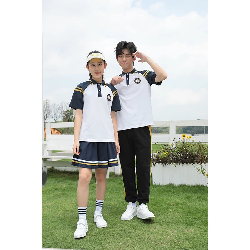 China Manufacture  School Uniform Wholesale  Sellers Custom Design School Jersey Uniforms For Kids