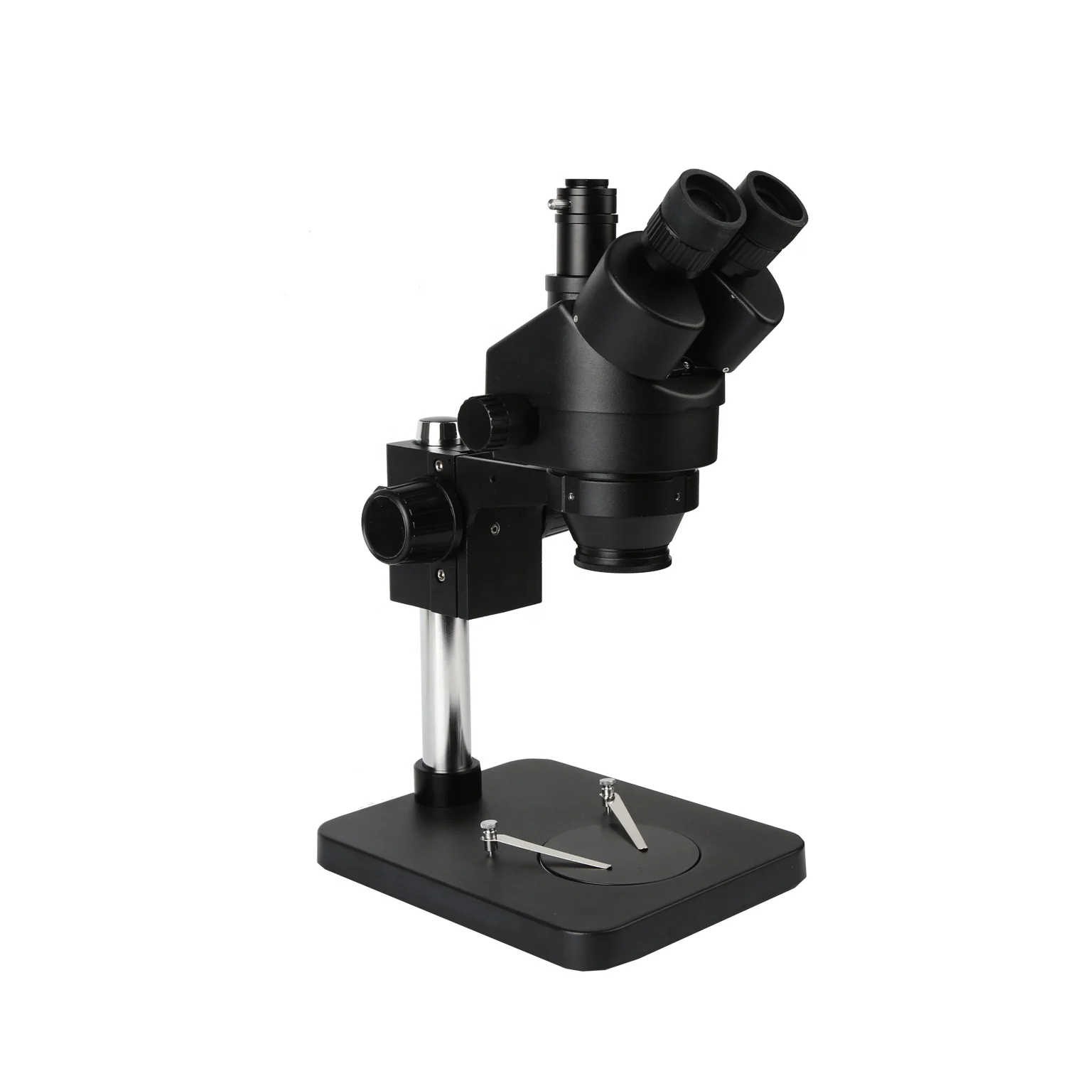Buy Microscope Online Kaisi 37045 Trinocular 7X-45X Magnifying Microscope Mobile Phone Repair High-definition Camera Microscope