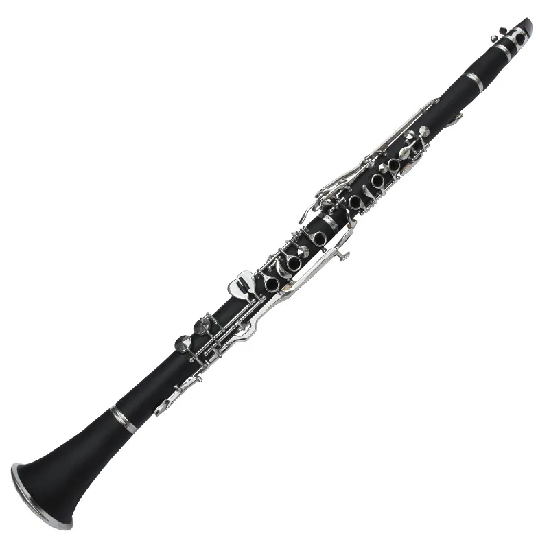 Melen Professional German Clarinet Bb Tone Bakelite Body Copper Keys 17 G Clarinet