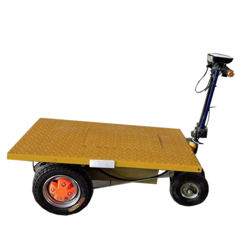 Small electric hand truck 500kg platform trolley for greenhouse