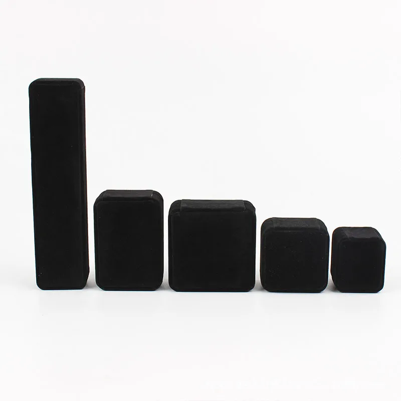 Store Luxury Packing Jewellery Box Packaging Shop Display Set Box Bracelet Necklace Pendant Ring Velvet Jewelry Box