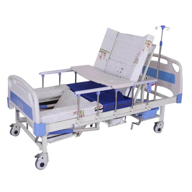 CE ISO Certified Foldable Medical Aged Nursing Home Care Bed for Elderly People