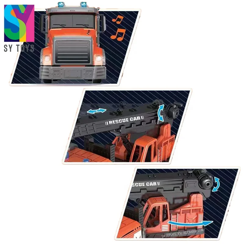 SY 2.4G 11CH Voice control rescue vehicle rc car remote control truck