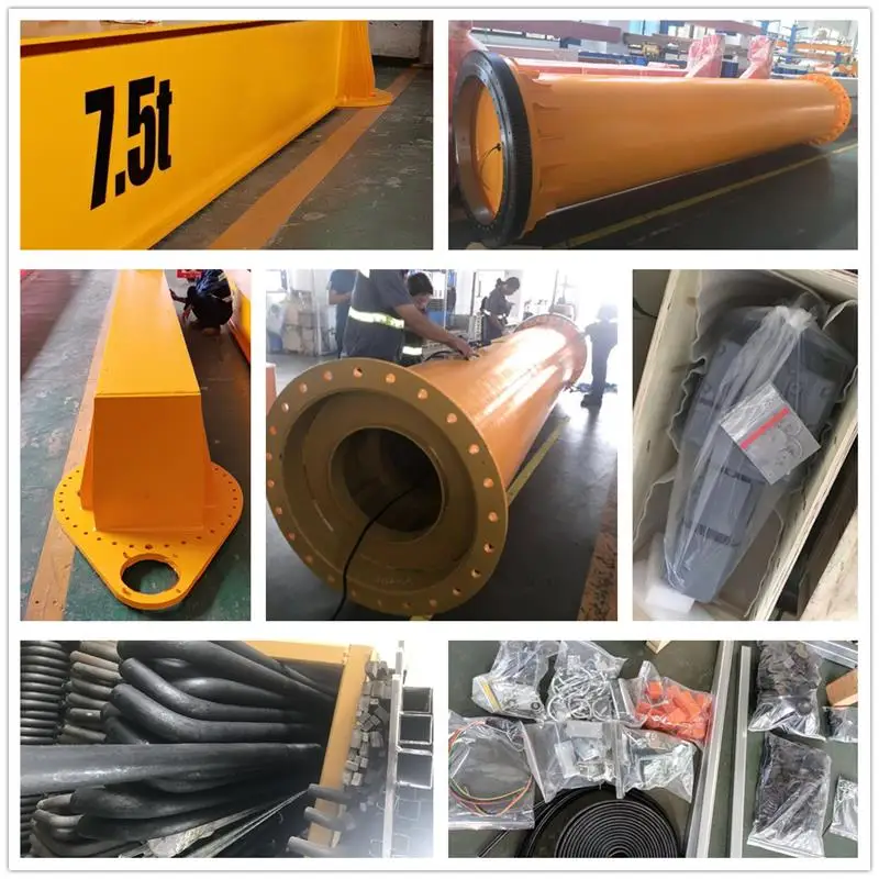 Motorized rotation 360 degree JIB cantilever swing arm crane floor Column mounted Crane 1t 2t 3t 5t