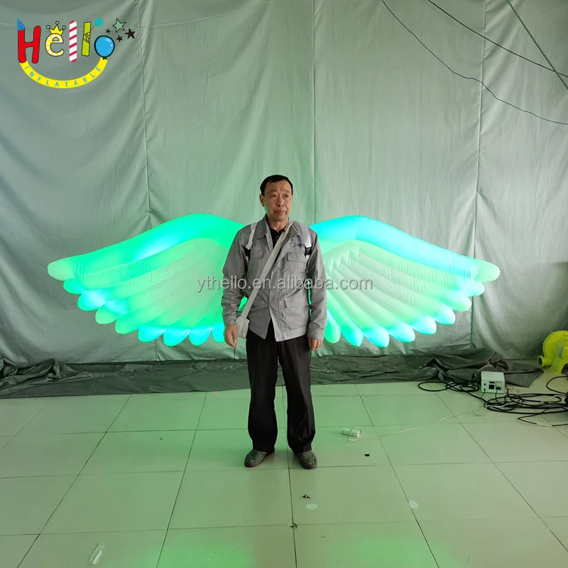 inflatable white angel wings costume / inflatable wings props for stage performance