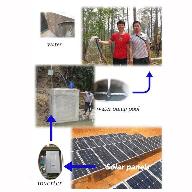 2hp solar pump water solar pump for agriculture 4 inch solar pump system set and irrigation