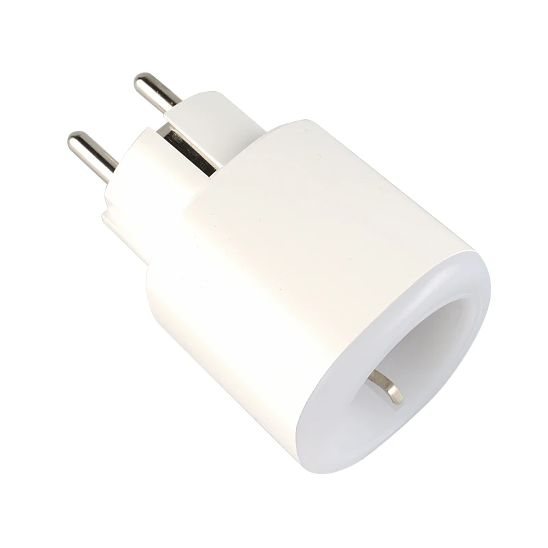 Non-tuya esp 32 smart plug 16A plastic socket with energy monitoring and Overload protection