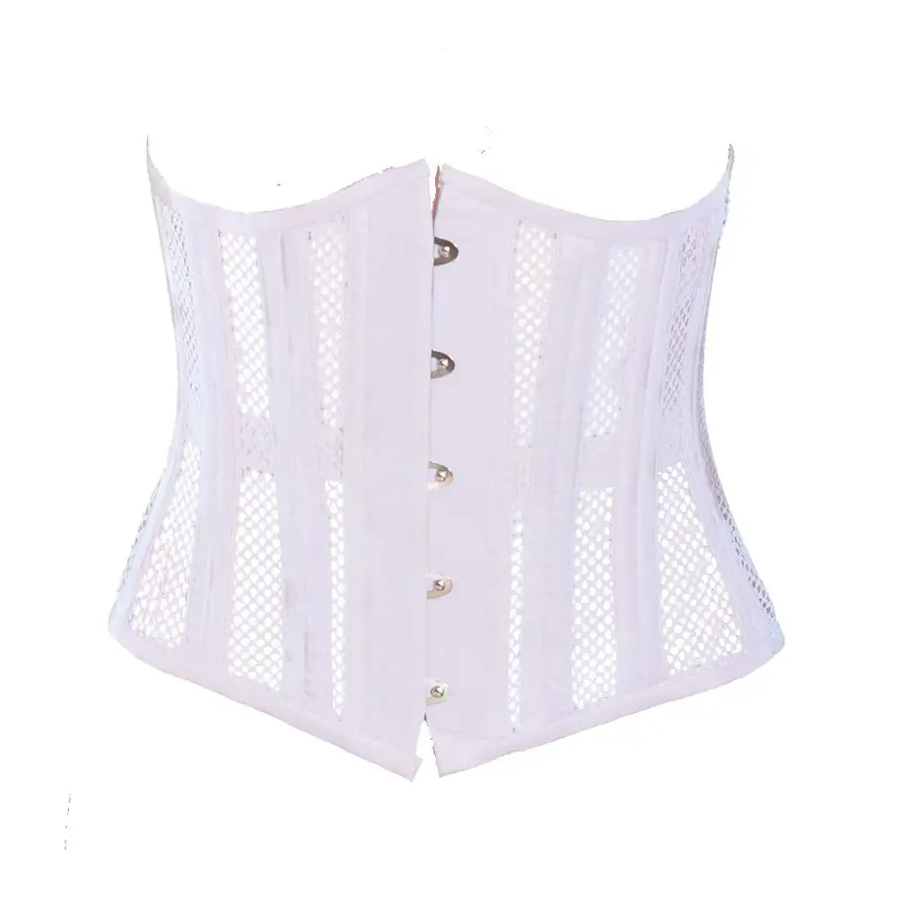 
26 Steel Double Black Corsets Waist Cincher Plus Size Steampunk Corselet Double Boned Heavy Duty Corsets and Bustiers 