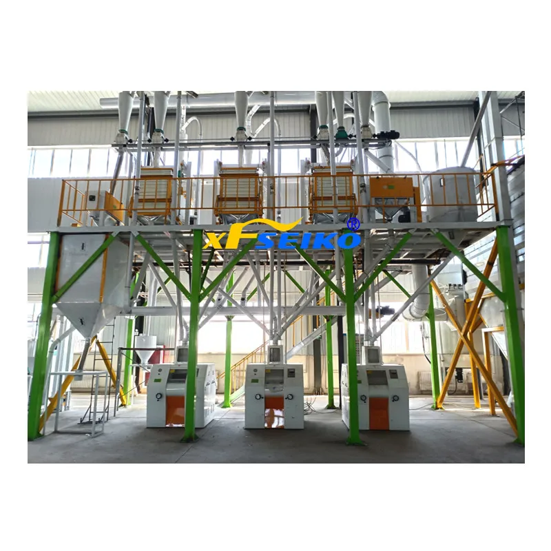 30ton 50ton 100ton Per Day Africa maize flour mill Posho mill maize milling machine