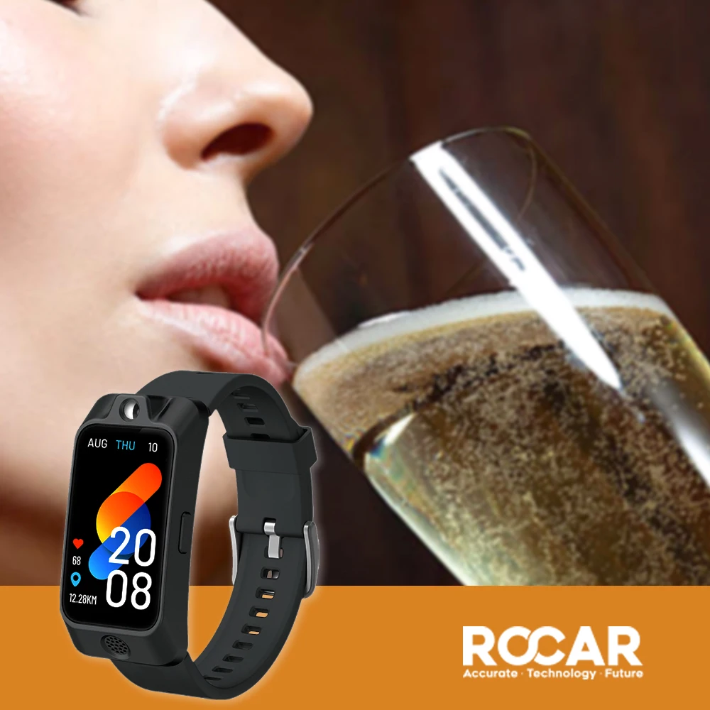 Ensure Vigilance With ROCAR Series: Advanced Portable Alcohol and Body Temperature Testing Watch