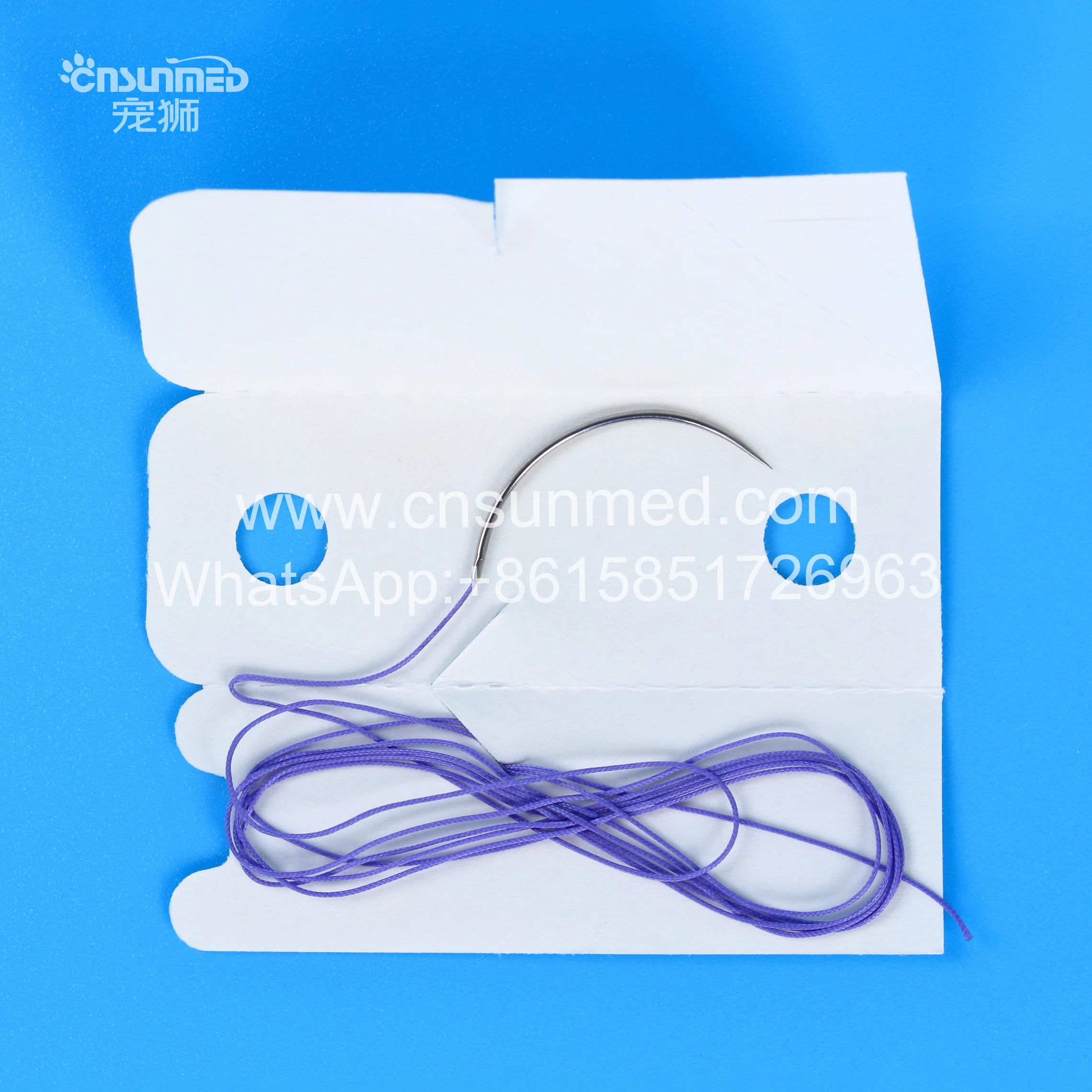 Veterinary Polydioxanone USP0 75cm 3/8circle cuting 35mm PDO Surgical Absorbable Sutures Monofilament Sterile In Stocks