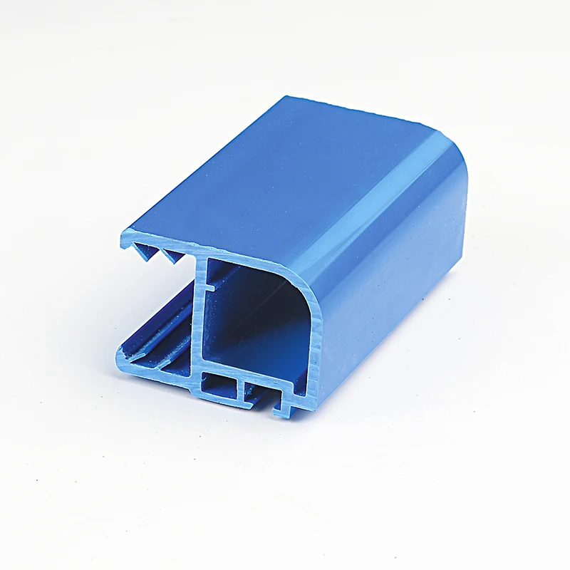
High Quality Plastic Profile Blue Pvc Profiles For Freezer Glass Door 