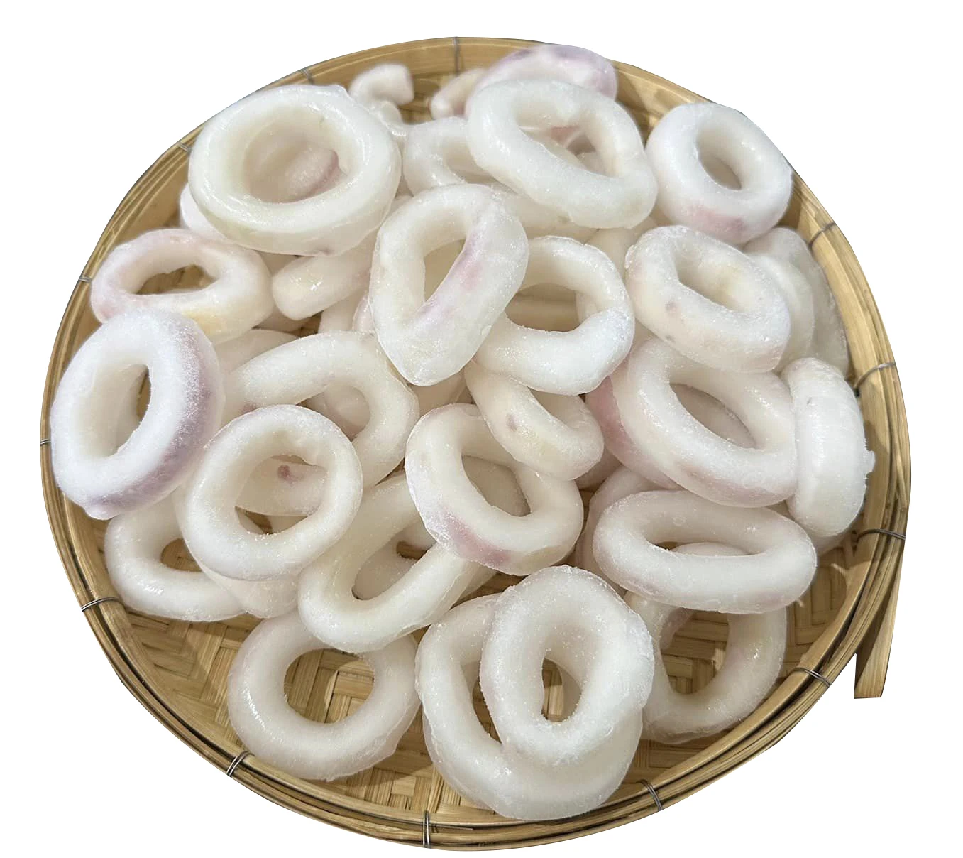 X698 manufacturer 40% glazing frozen indian squid rings from China 3-8 cm frozen cooked Squid Ring 60% net weight