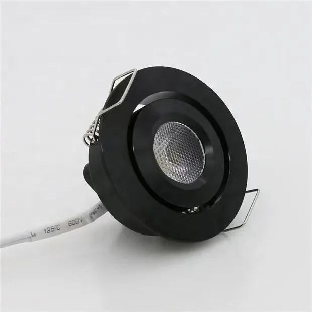Recessed LED Downlight Cut Size 45mm DC12V low voltage Mini Spot Light 1W 3W