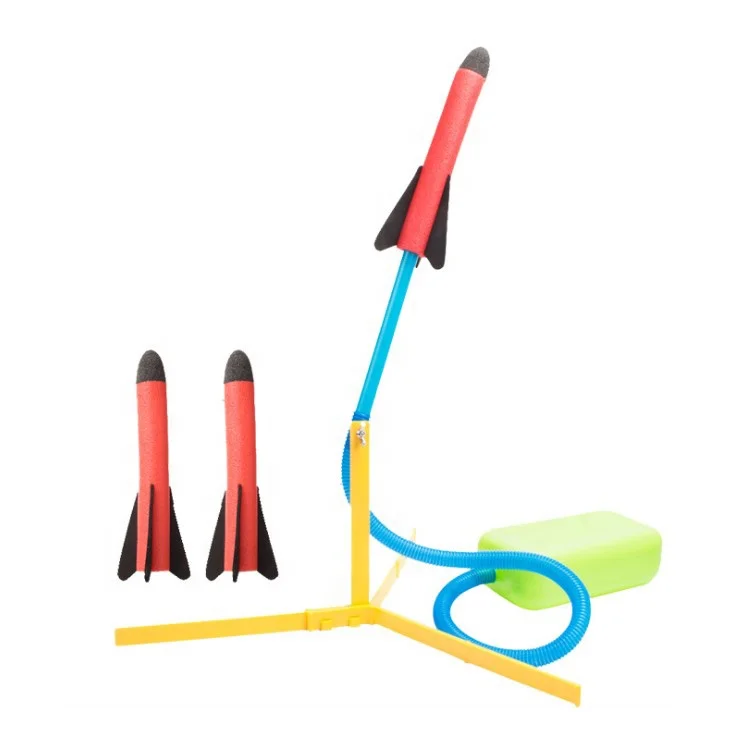
Outdoor Game EVA foam Air Pressed Rocket Kit Launcher Sports Stomp Rocket toy for Kid 