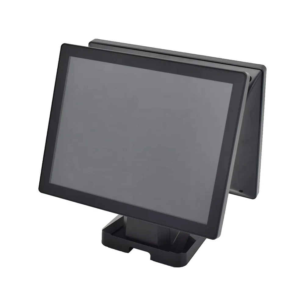 Black 15.6 inch screen pos machine wireless Wifi bluetooth cash register for restaurant