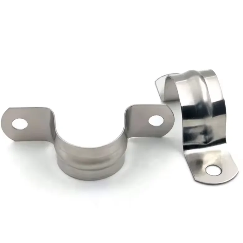 Stainless steel saddle clip pipe clamp Routing Clamps