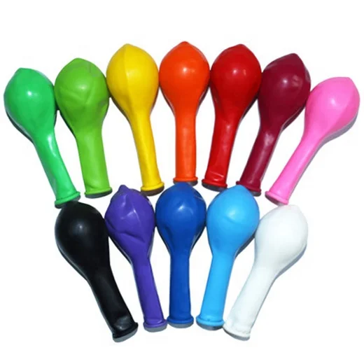 Hot selling 5inch 100% latex balloon standard pastel chrome metallic color plain latex balloons