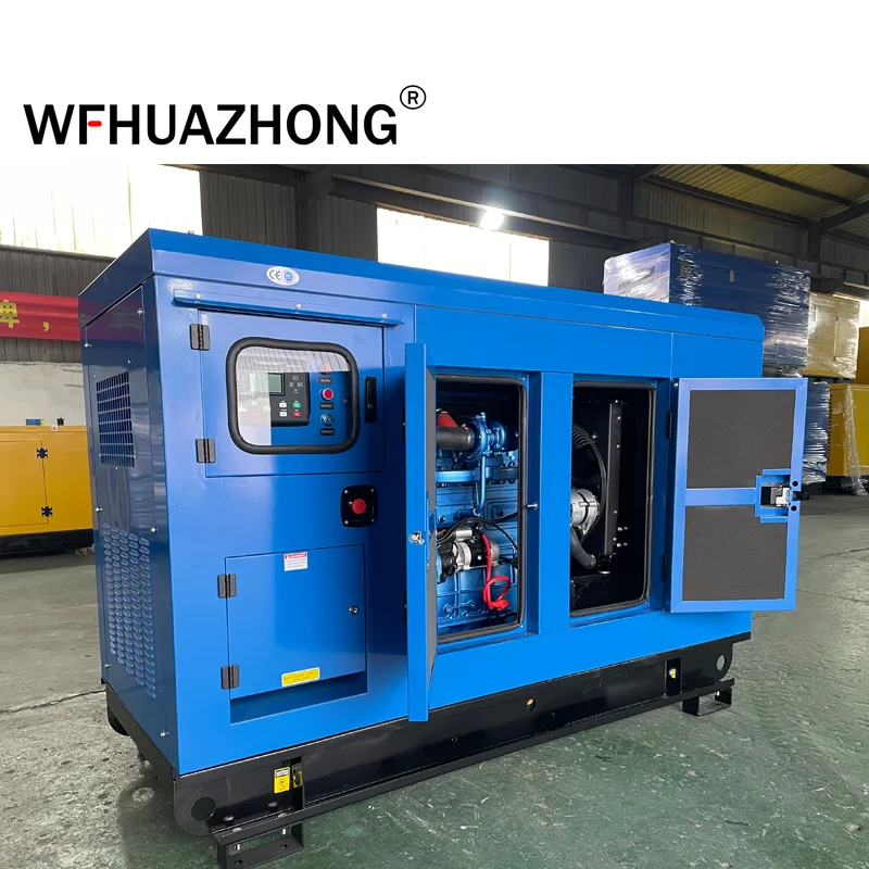 CE approve silent generador electrico trifasico weichai 3 phase 40kw 50kva diesel generator price