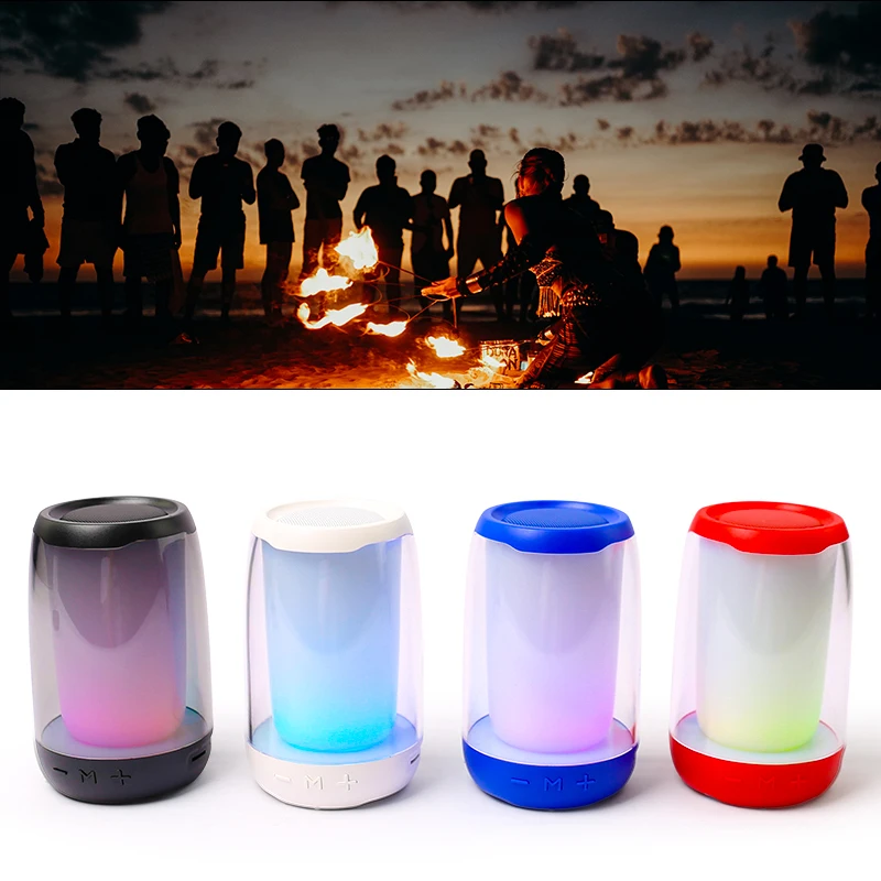 New Arrival Pluse4 Mini Blue Tooth Speaker Jb L Outdoor Wireless Subwoofer Home Speakers With Rgb Colorful Lighting