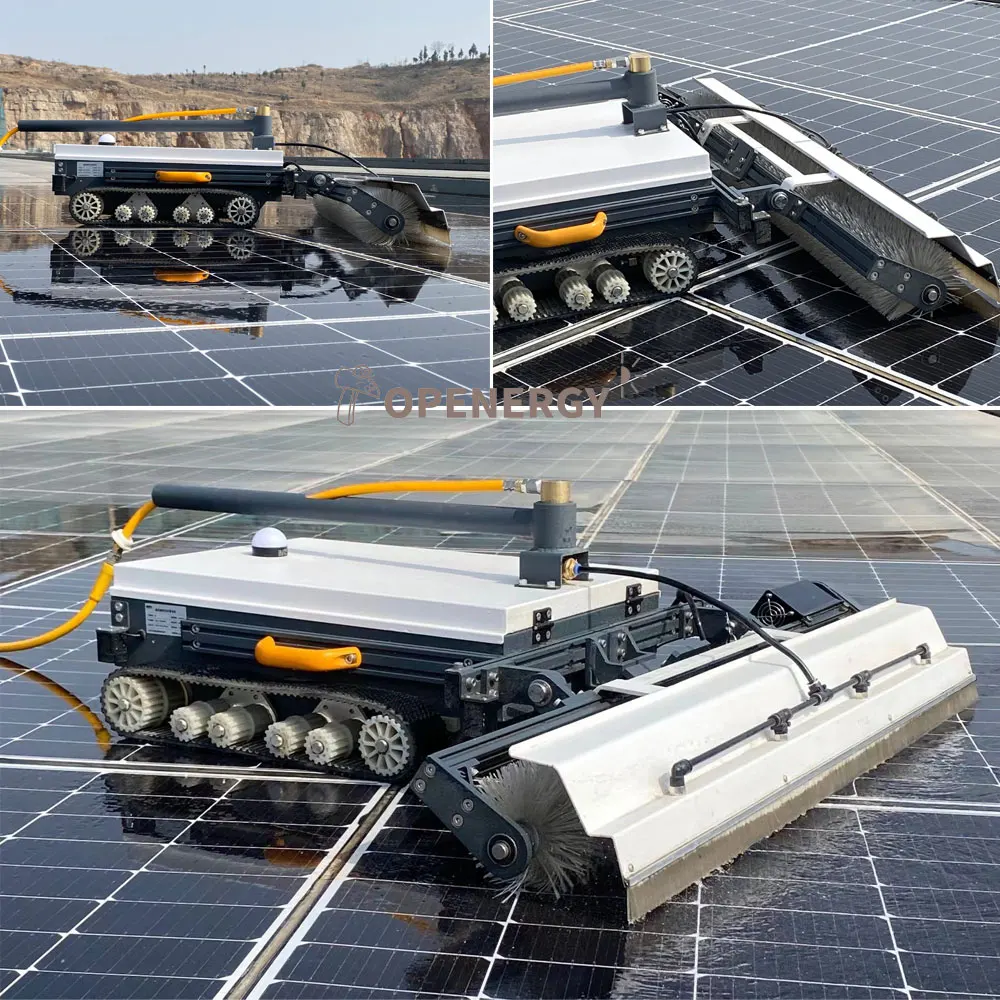 solar panels cleaning kit industrial robot cleaner solar panel reinigungsroboter for panel 20 deg