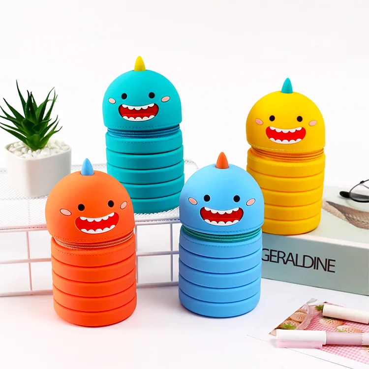 
Promotional New Product Folding Large Capacity Girls School Creative Cartoon Pencil Case 