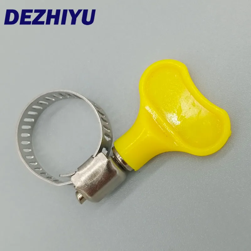 Screw Pipe Hose Clamp with Plastic Handle