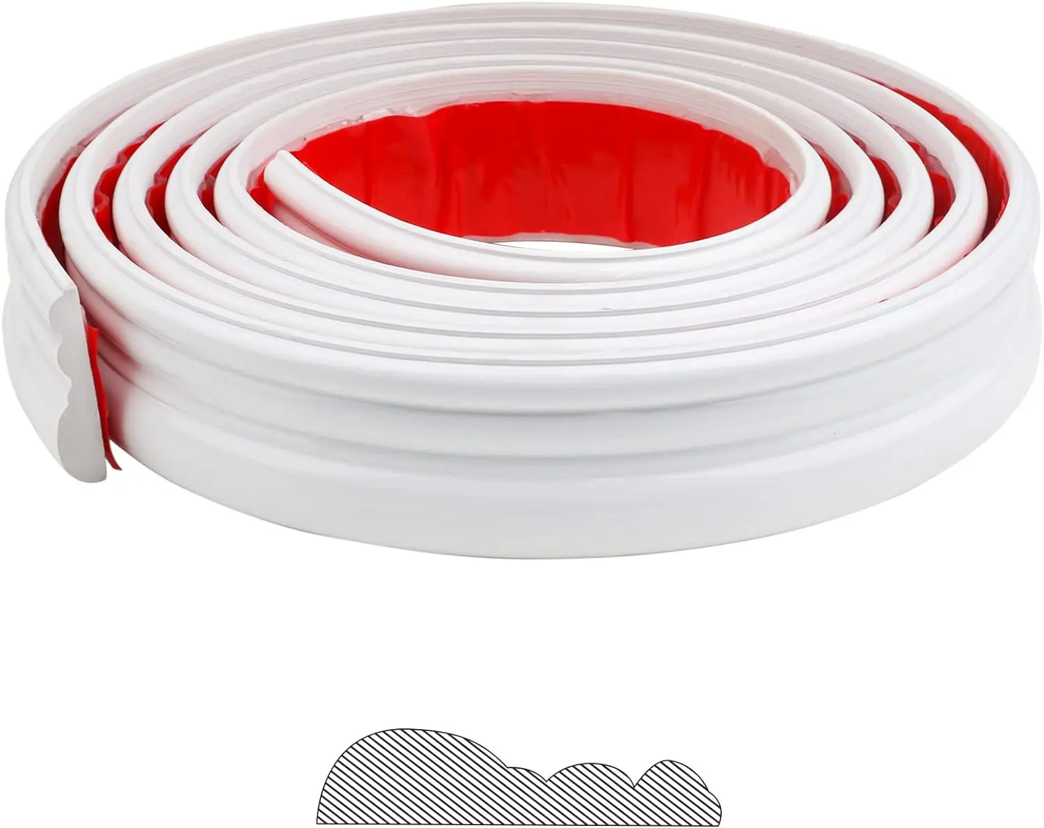 Flexible Wall Molding Trim Self Adhesive,  3.3 Feet Peel and Stick Tile Trim Molding Ceiling Border, Wall Trim for Home Decor