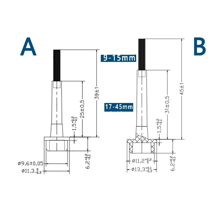 Plastic brush for super glue nail polish brush