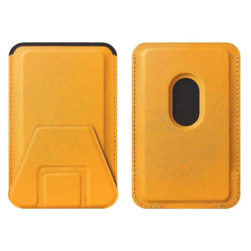 Custom PU Leather Phone Magnetic Card Holder Wallet For iphone 12