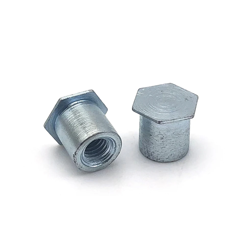 Semi-hexagonal rivet nut Stainless steel small countersunk head Inner and outer hexagon M3M4M5M6M8M10 hex Rivnut