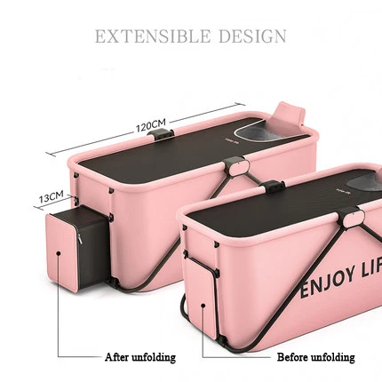 Fast Shipping Free Install Soft Comfortable Steaming SPA Indoor Free Standing Adult Folding Bathtub