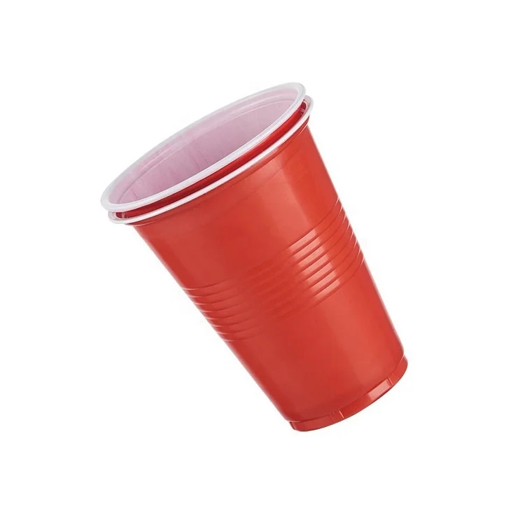 Food Safe Cheap Price PP 16OZ Plastic Disposable Cups Red Cups