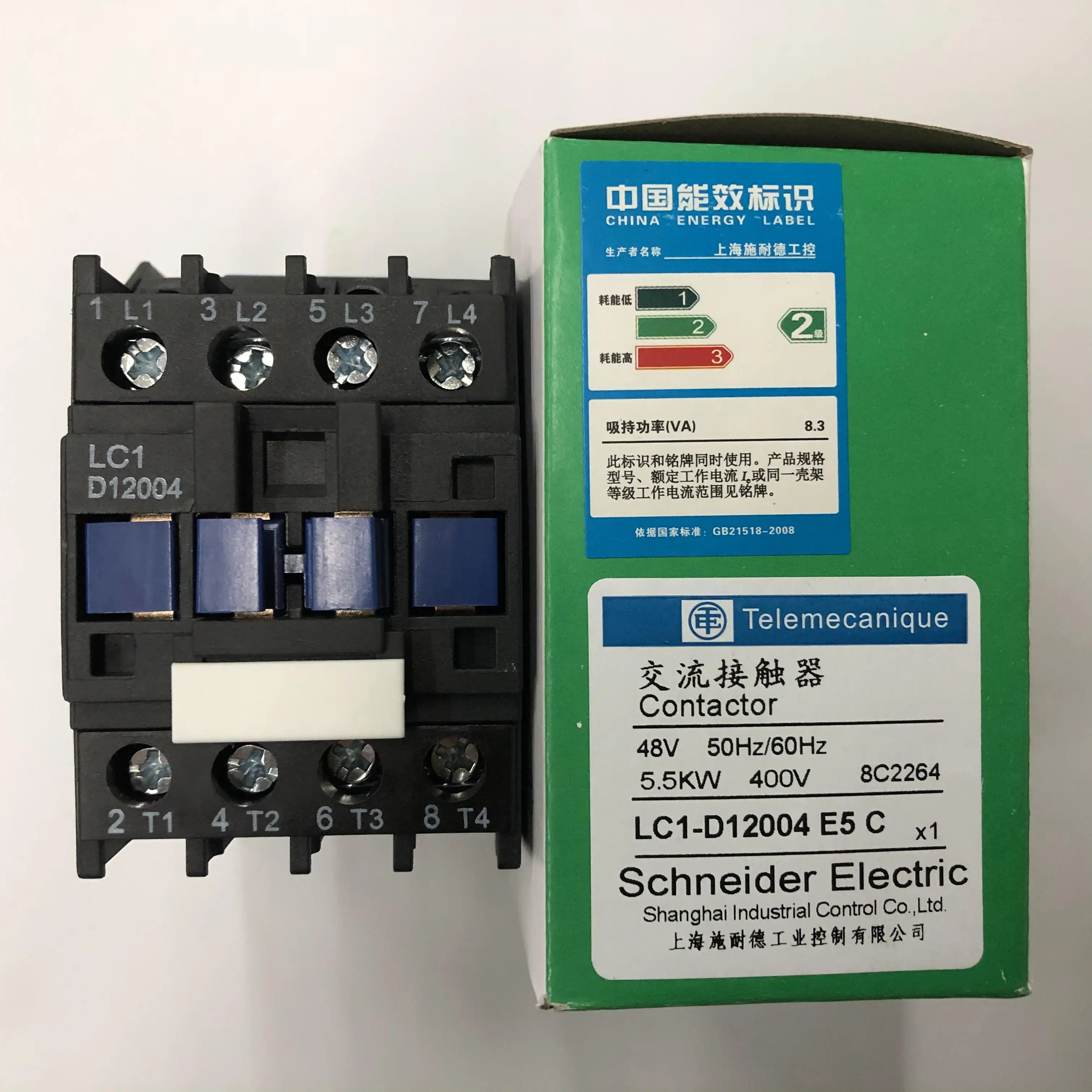 Оригинальный оригинальный товар LC1-D12004E5C AC48V 4 Нормально открытый четырехступенчатый контактор переменного тока