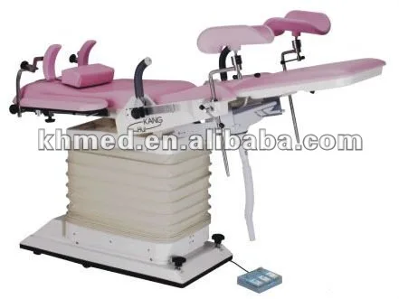 DH-S104A electrical- hydraulic obstetrics and gynecology examination table with instrument bowl