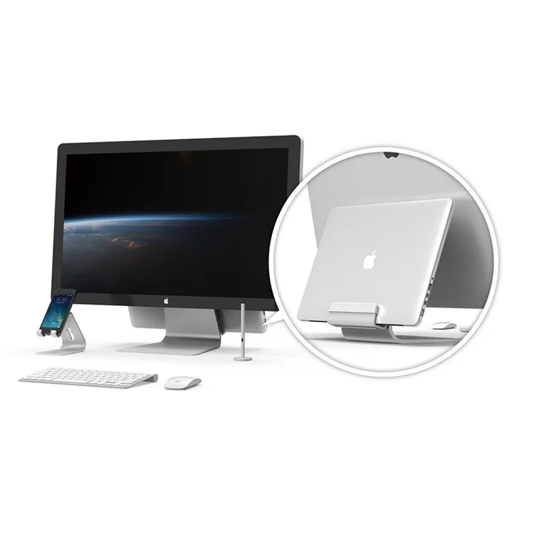 Pro Hanger for Mac Laptop Shelf for iMac, Thunderbolt, and Other Apple Displays,Laptop Stand holder