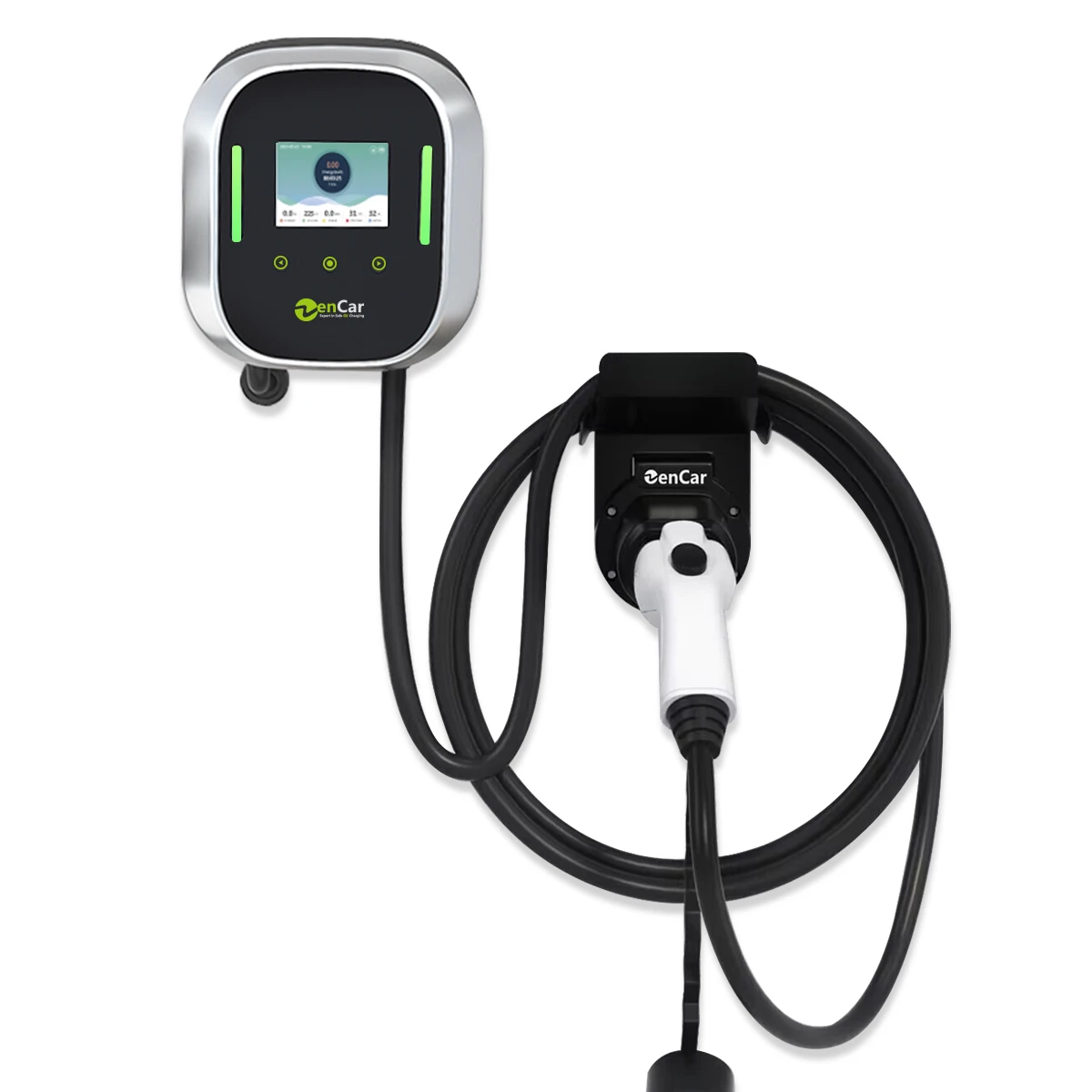 RFID GB/T 32A EV настенное зарядное устройство 7.2KW eev зарядная станция Базовая версия для карт постоянного тока 6mA регулируемый таймер с кабелем 5 м