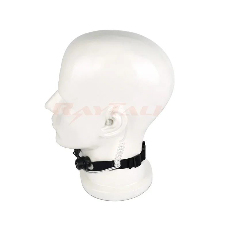 soft acoustic tube magnetic throat microphone