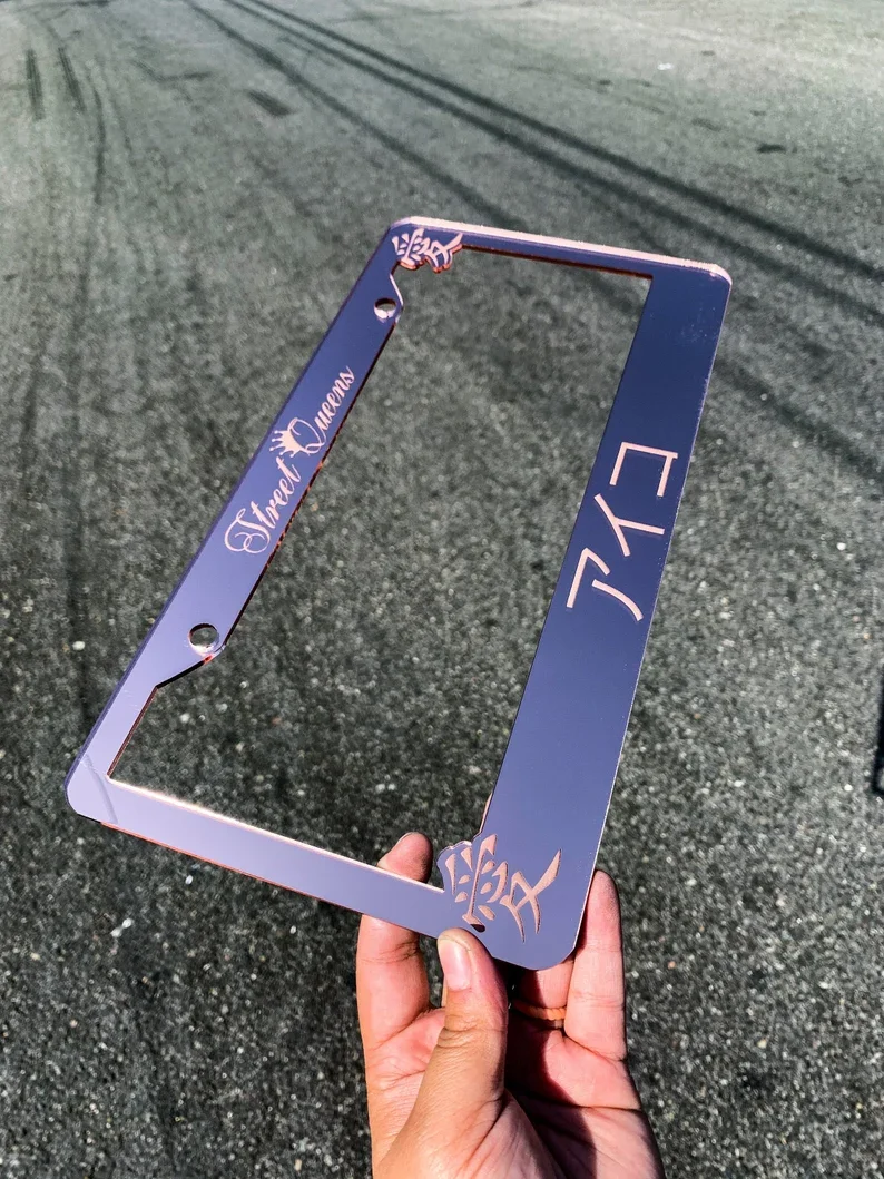 High Quality Car Number License Plate Frame Wholesale Car License Plate Frame Custom License Frames