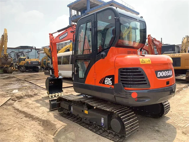 Doosan DX55 Excavator,High Quality Used Mini Excavator Doosan DH55 DH60 DX55 DX60