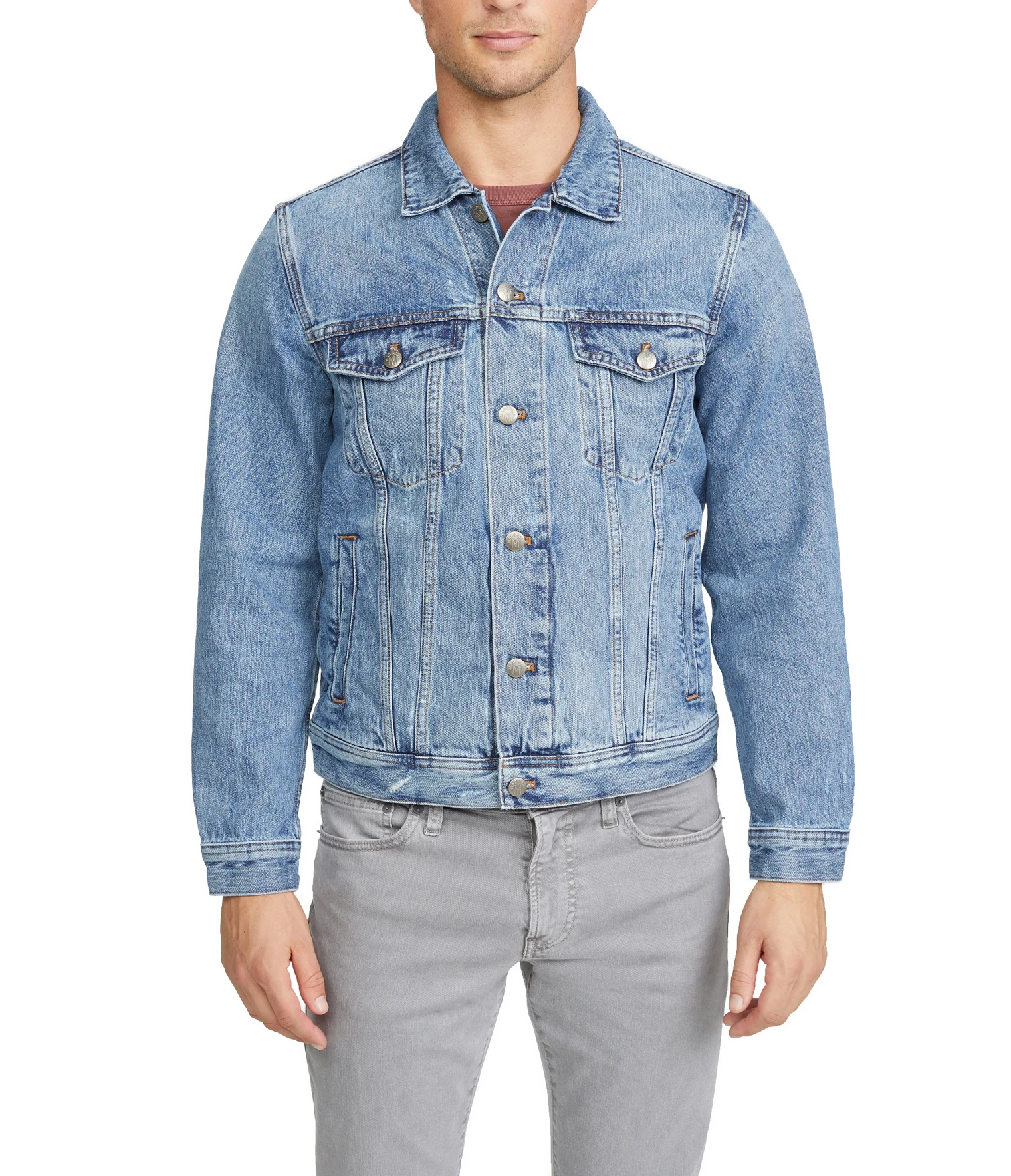 Wholesale denim jackets Classic denim jacket for men