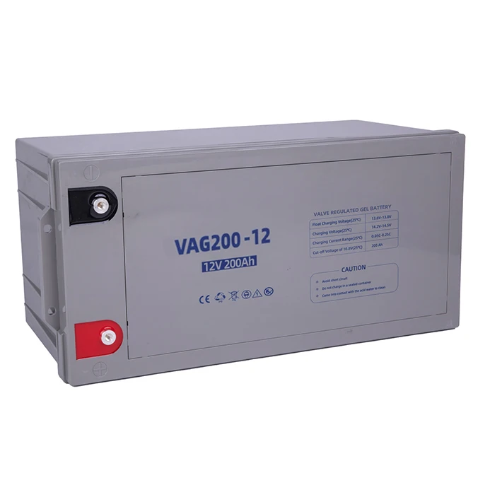 Neutral silk screen 12v 200ah Best price maintenance free valve regulated battery for solar panel