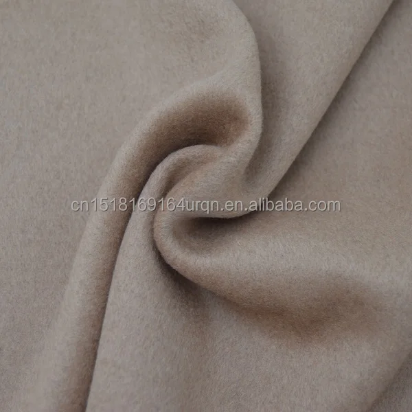 solid woolen cloth  plain dyed color woven wool blend fabric