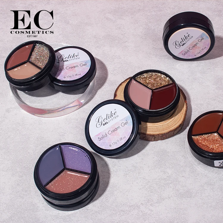 4 in 1 color paste gel polish long lasting 28 days multi color combination