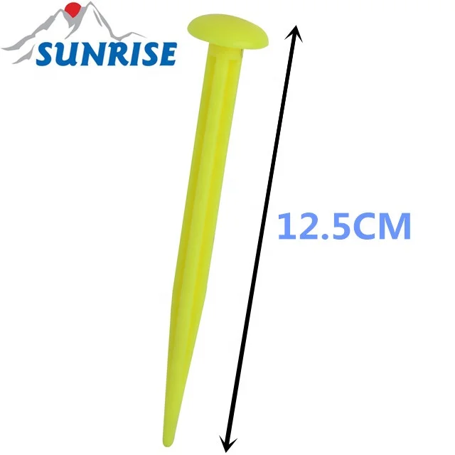 Ultra-Light High Quality PP Plastic Tent Peg 57284# for Outdoor Camping Garden Accessories with Weighted Capacity