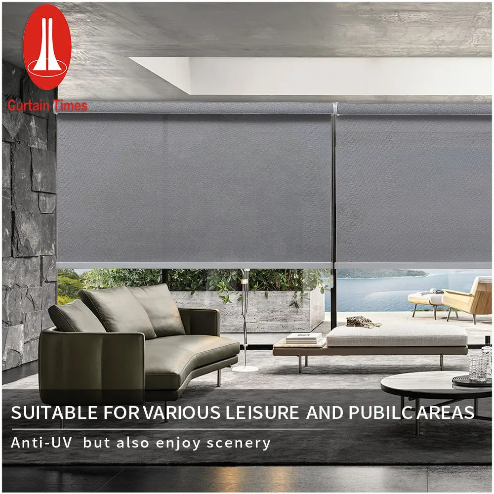 High Quality Stylish Windows Convenient Bedroom Comfort Motorized Curtains Roller Blinds With Convenient Control