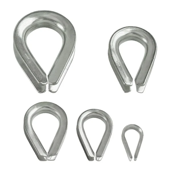Hot Dip Galvanized Heavy Duty G414 Thimbles wire rope thimble