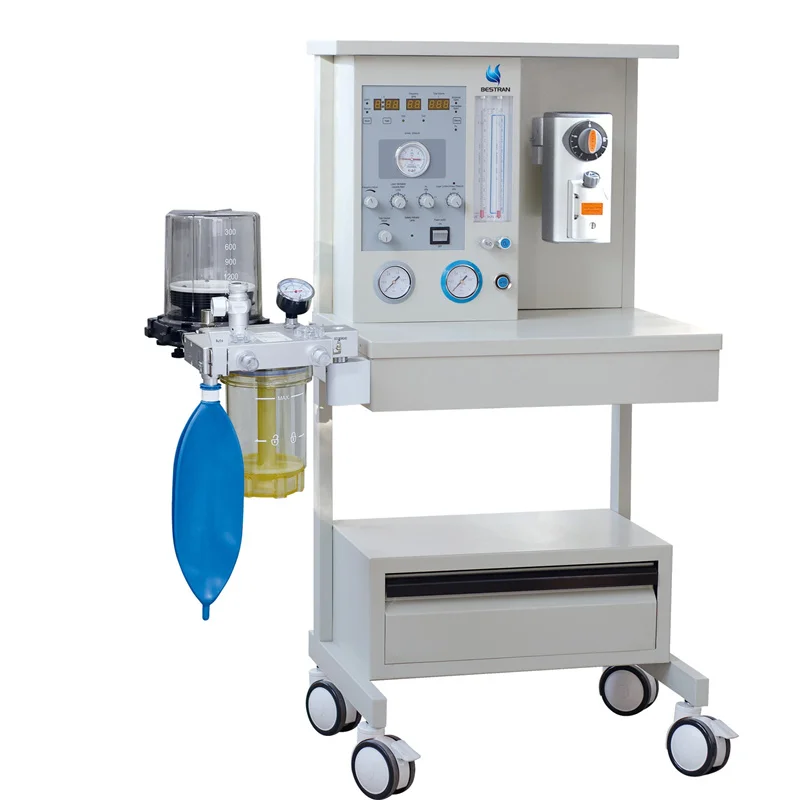 BT-2000J1A Bestran LED Screen Built-in Ventilator One Vaporizer Medical Anesthesia Machine Veterinary